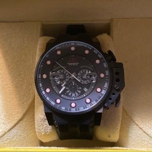 All black Invicta watch